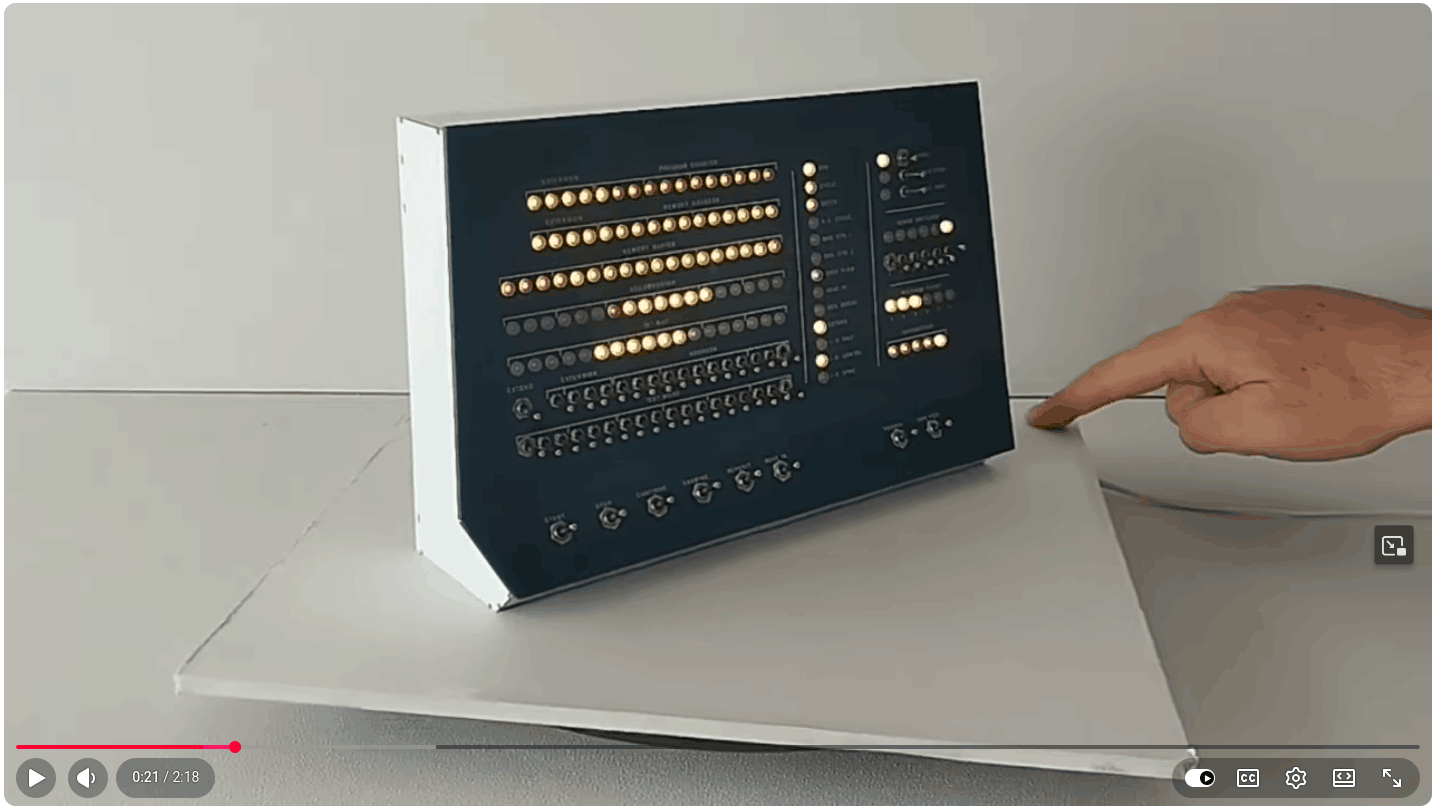 PDP-1 playing music (Harmony Music Compiler)